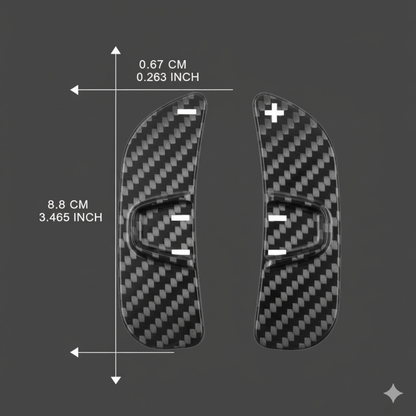 Premium Carbon fiber Magnetic Shift Paddles for BMW