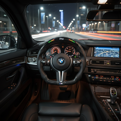 Premium Carbon Fiber & Alcantara Steering Wheel for BMW F10