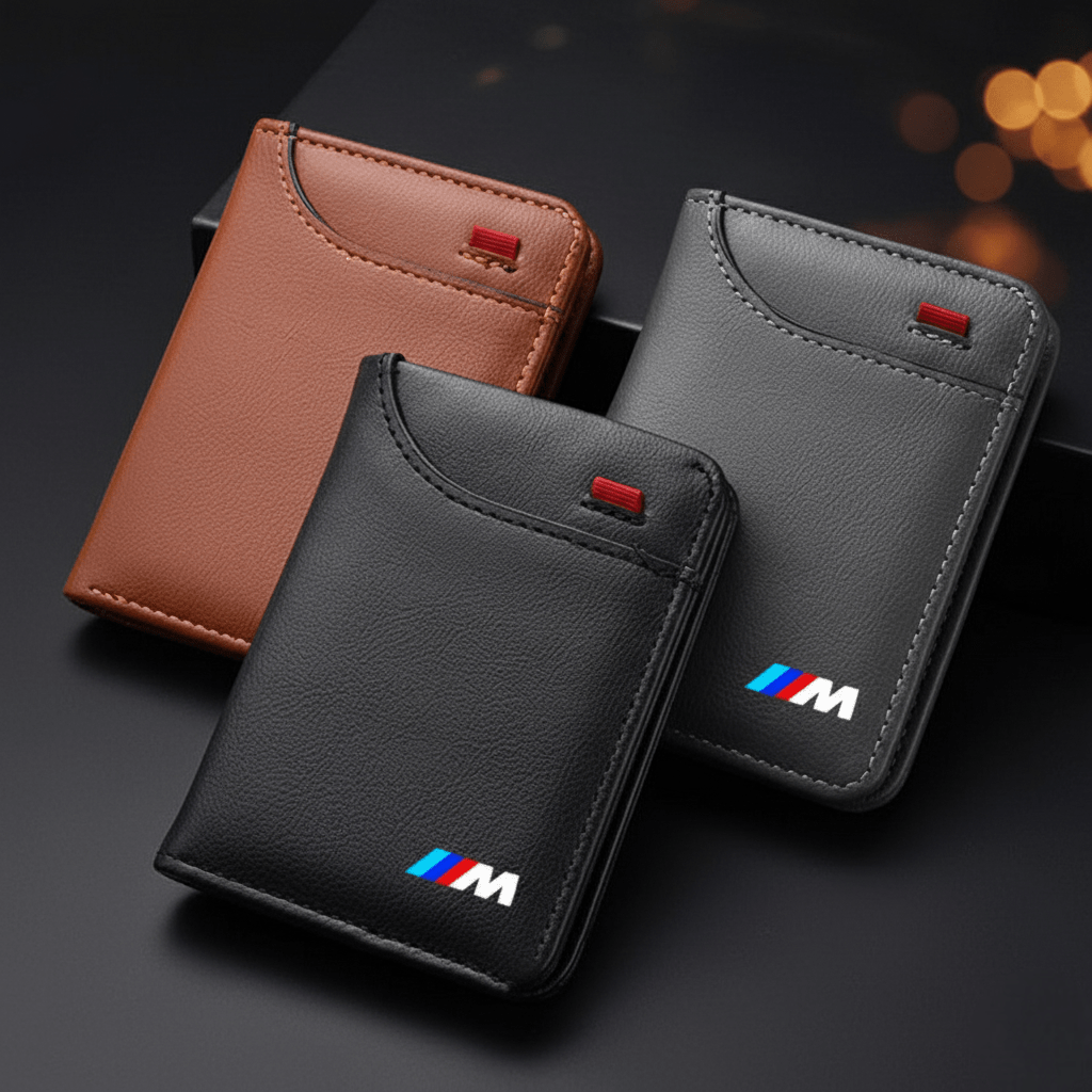 for BMW M Premium Leather Wallets - GCP