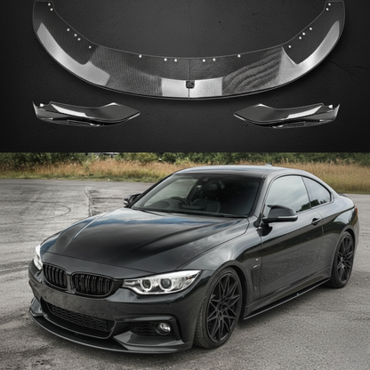 Premium Carbon Fiber Front Bumper Lip For BMW 4 Series