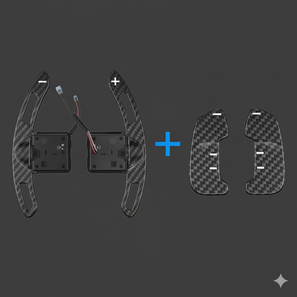 Premium Carbon fiber Magnetic Shift Paddles for BMW
